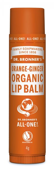 Balsam de buze organic cu portocala si ghimbir